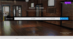 Desktop Screenshot of hallsforhire.com.au